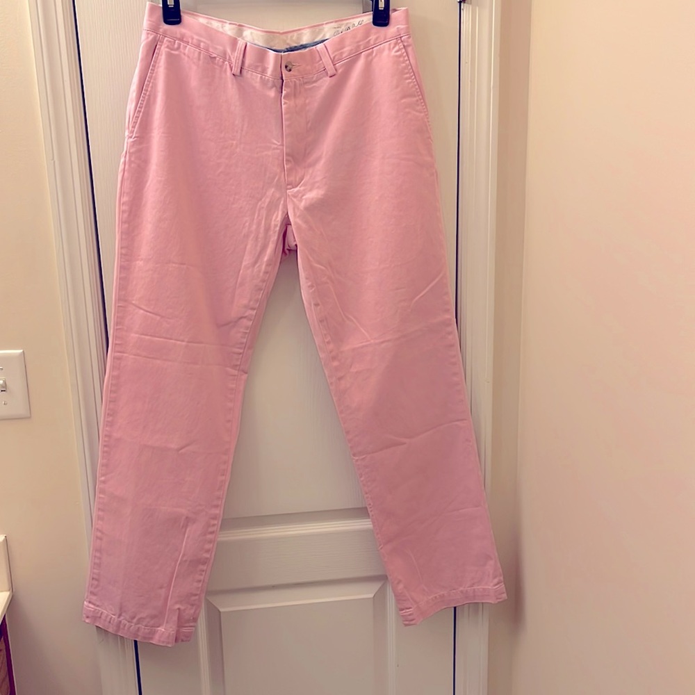 Polo Ralph Lauren Classic Fit Pink Khakis